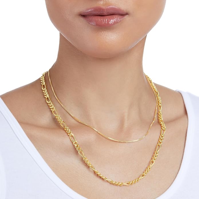 Amazon Essentials Sterling Silver 1.2mm Box Chain