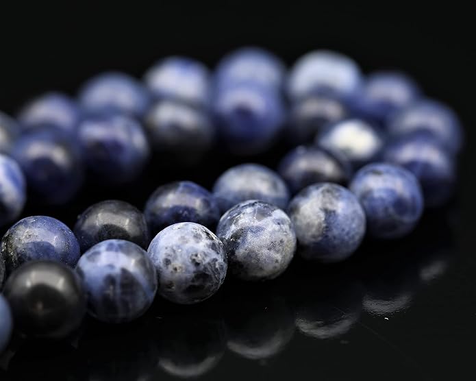 Natural Gemstone Beaded Choker Necklace | 8mm Handmade Adjustable Jewelry for Men & Women | Chakra Balancing Crystal Necklace | Spiritual Gift | Macrame Cord with Extender