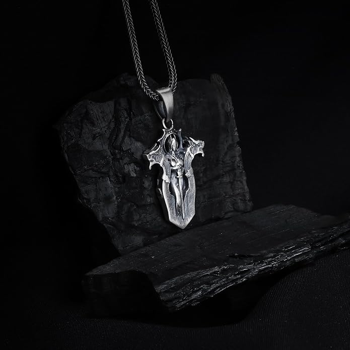Goddess Freyja Charm Necklace, Freyja Necklace,Viking Jewelry,Viking Christmas Gift, Pagan Pendant, Norse Jewelry For Men,Norse Mythology