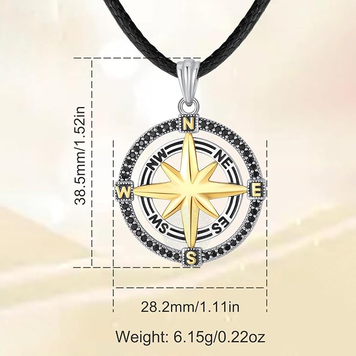 INFUSEU Mythology Pendant Necklaces for Men, Viking Norse Mjolnir Egyptian Anubis Ankh, 22-24 Inch Chain