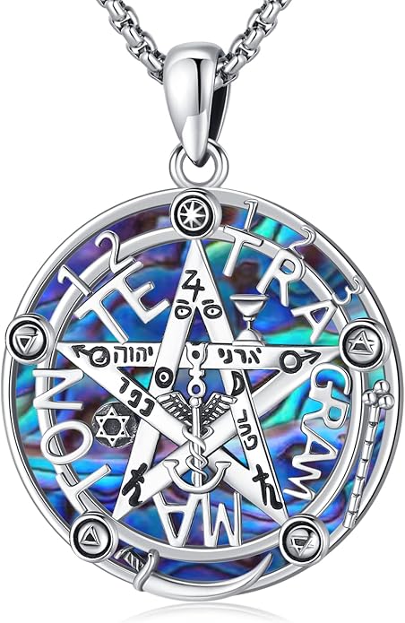 Witchy Jewelry for Women Men Nudo De Bruja Plata 925 Original Witches Knot Necklace Tetragrammaton Hecate Necklace Lilith Necklace Pentagram Necklace Cat Necklace Triple Moon Goddess Pendant Necklace