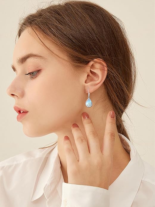 Seiyang Dangle Earrings 925 Sterling Silver Animal/American Flag/Turquoise Dangle Drop Earrings Jewelry Gifts for Women