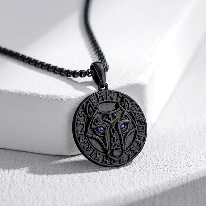 Viking Necklace for Men 925 Sterling Silver Viking Norse Pagan Jewelry Gifts for Women
