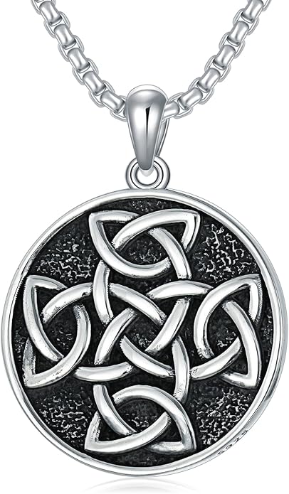 KXJ S925 Sterling Silver Black Cross/Best Dad/Baseball Bat/Silver Cross/Ankh Cross/Crucifix with 22+2 Inches Stainless Steel Rolo Chain Cross Necklace for Men Women Christian Religious Jewelry Gifts