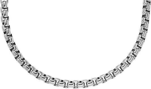 Fossil Men's Stainless Steel or Leather Necklace for Men