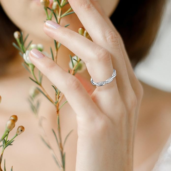 925 Sterling Silver Adjustable Rings for Women Open Stacking Dainty Minimalist Statement Thumb Finger Rings Jewelry for Birthday Christmas