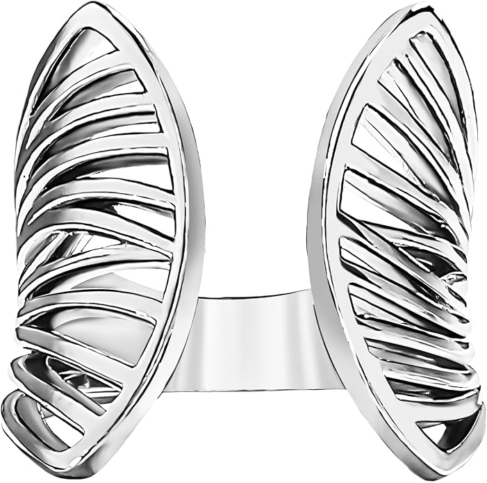 925 Sterling Silver Ring Minimalist Adjustable Rings Band Handmade Rings for Women Girls