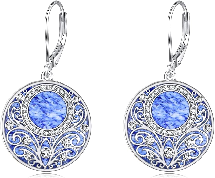 Teardrop Earrings Sterling Silver Filigree Irish Celtic Teardrop Drop Earrings Jewelry Gifts For Women