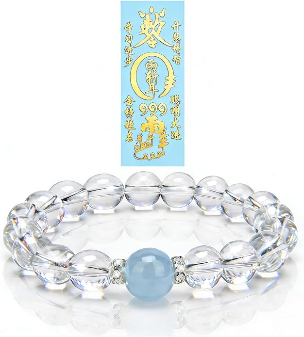 LINGYUAN Feng Shui Wealth and Luck Bracelet with Gold Foil Five Gods Amulet-Red Agate Cinnabar Gemstone Bracelet for Prosperity, Protection & Success, Lucky Charm Gift for Men & Women