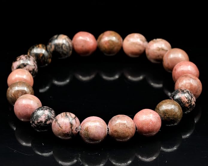 Natural Gemstone Beaded Stretch Bracelet for Men & Women | Handmade 8mm Stone Jewelry | Zodiac Chakra Elastic Bracelet | Meaningful Gift Collection