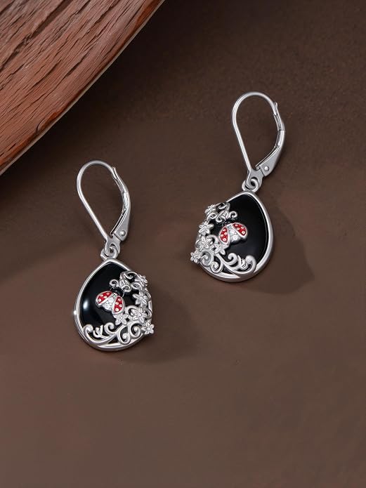 Dorunmo 925 Sterling Silver Western Dangle Earrings for Women Bohemian Earrings Hypoallergenic Christmas Jewelry Gifts for Women