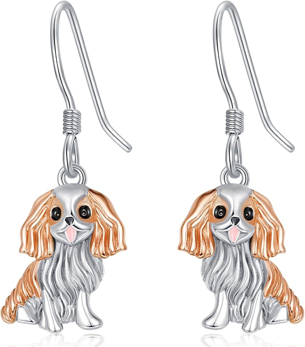 Dreamboat Cute Animal Dangle Drop Earrings for Women 925 Sterling Silver Hypoallergenic Animals Hook Earring Birthday Party Jewelry Gifts for Sensitive Ears