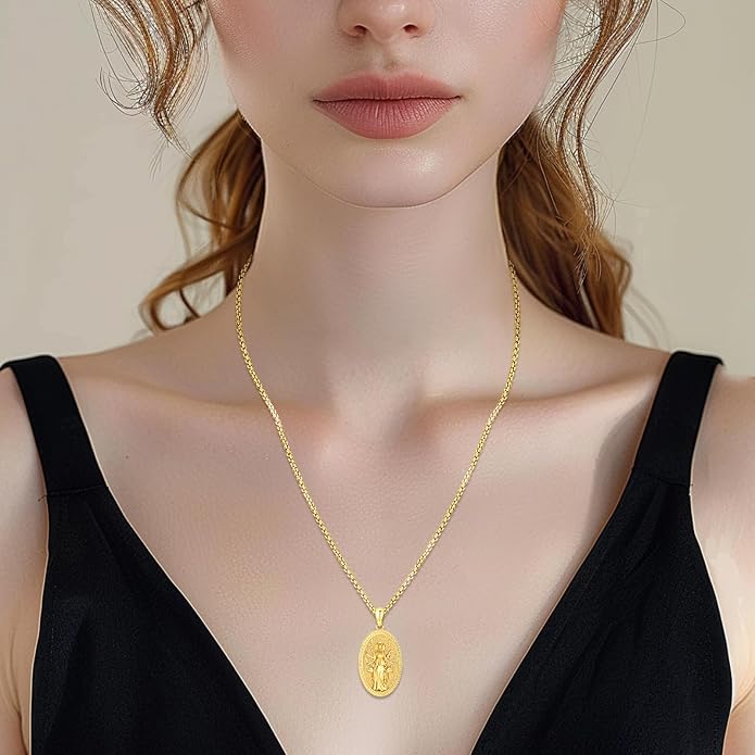 Pentagram Necklace Sterling Silver Triple Moon Goddess/Celtic Knot Witches Knot/Ankh/Sun and Moon/Hecate/Lilith/Santa Muerte/Tetragrammaton Pendant Necklace Pagan Wiccan Magic Egyptian Amulet Jewelry for Women Men