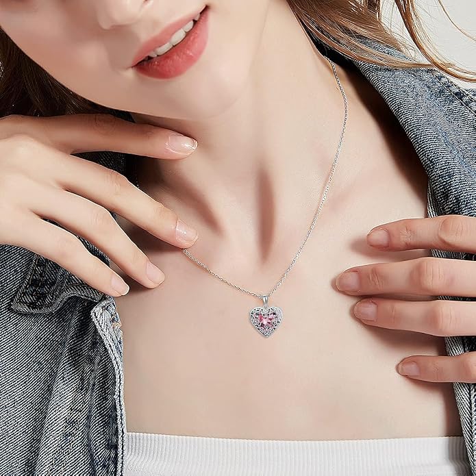 Dorunmo Personalized Locket Necklace 925 Sterling Silver that Holds Pictures Butterfly Birthstone Photo Heart Locket Custom Jewelry Congratulations New Beginnings New Job Gifts for Women