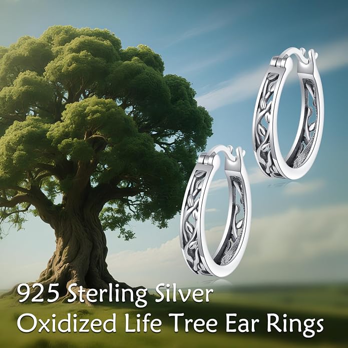 Sterling Silver Hoop Earrings Small Hoop Sun/Leaf/Triangle Huggie Earrings for Women Hypoallergenic