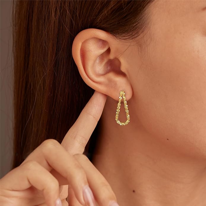925 Sterling Silver Tassel Chain Dangle Earrings for Women Sparkling Long Fringe Dangle Drop Earrings Bling Line Minimalist Wedding Studs Earring Jewelry Birthday Christmas Gifts for Her