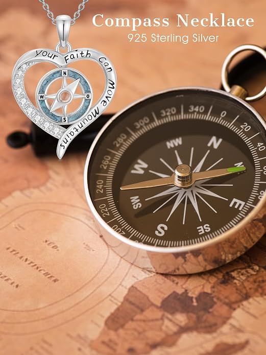 Midari Ocean Necklace 925 Sterling Silver Flamingo Mama Bear Dolphin Penguin Sea Turtle Axolotl Desert Cactus Nautical Rudder Tropical Palm Compass Wave Pendant Boho Jewelry Gifts for Women Men