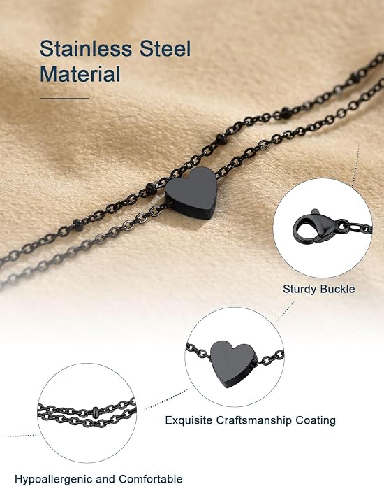 ChainsPro Anklets for Women Waterproof, Adjustable Stainless Steel/ Sterling Silver/14K Gold Plated Ankle Bracelets for Women, Non Tarnish Layered Anklets Beach Jewelry Gifts for Swimming & Daily Wear (Send Gift Box)
