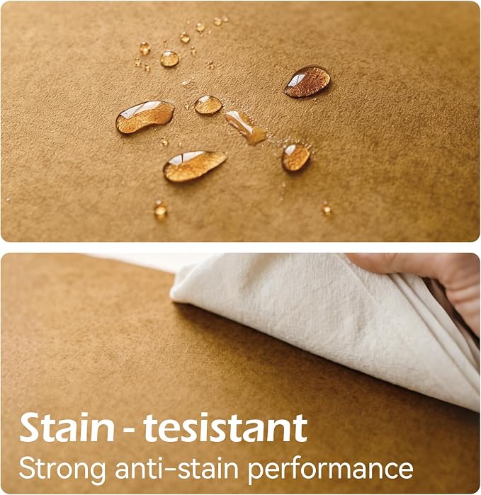 a moment Waterproof Throw Pillow Covers Set of 4,22x22 Inch Outdoor Stain Resistant Pet Friendly Pillowcases Cushion Covers for Patio Sofa and Living Room,Amber Woods