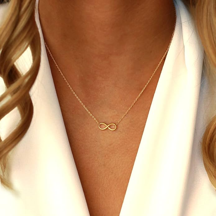 Collner 14K Gold Heart Pendant Necklace for Women Dainty Star Necklace Tiny Evil Eye Choker Necklace Boho Crescent Moon Necklace Minimalist Jewelry