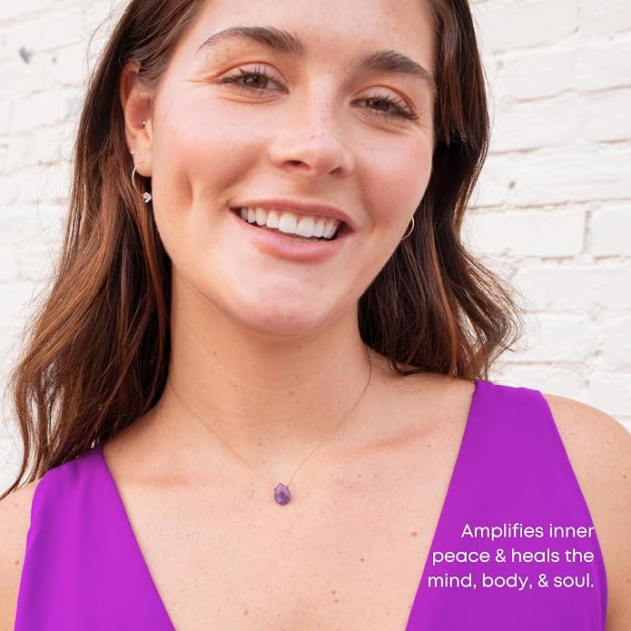 SOULKU Luxe Inspirational Necklace, Empowerment Jewelry, Handcrafted Necklace For Women, Gift For Mom, 2" Extender With Lobster Clasp, 16" Nylon Cord