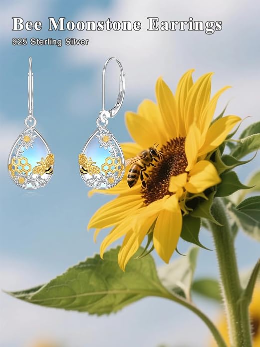 Seiyang Dangle Earrings 925 Sterling Silver Animal/American Flag/Turquoise Dangle Drop Earrings Jewelry Gifts for Women