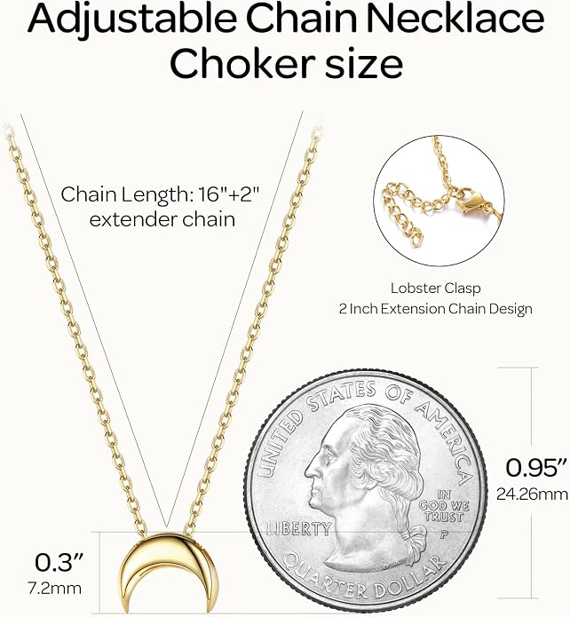 ChicSilver 925 Sterling Silver Cross/Heart/Butterfly/Star/Moon Necklace for Women, Hypoallergenic Dainty Small Silver Pendant Necklaces (with Gift Box)