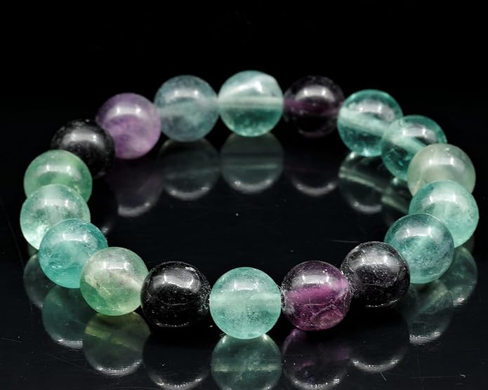 Natural Gemstone Beaded Stretch Bracelet for Men & Women | Handmade 8mm Stone Jewelry | Zodiac Chakra Elastic Bracelet | Meaningful Gift Collection