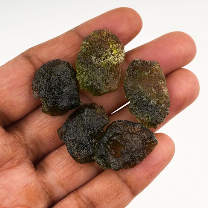 5pcs, Wholesale Raw Natural Gemstones and Crystals, Assorted Rough Stones, Bulk Loose Rock Supplies, DIY Crafts-Jewelry Making, Wire Wrapping, Gem Collection