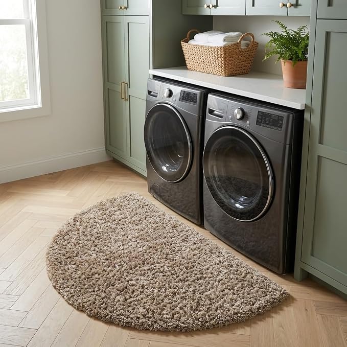 Unique Loom Solid Shag Collection Area Rug (2' 7" x 4' 1" Hearth Taupe)