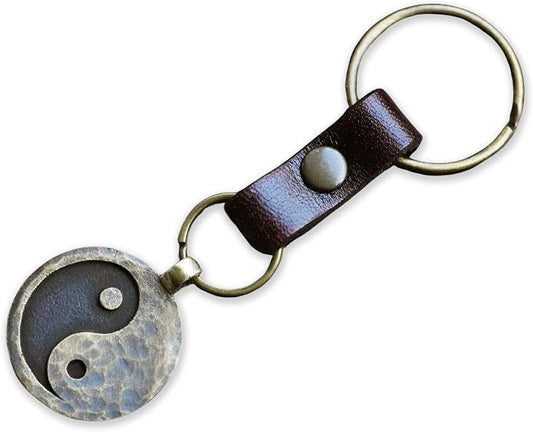 Yin Yang Necklace For Men Ancient Looking High Quality Pendant Jewelry - Yin Yang Gifts - Viking Jewelry for Men