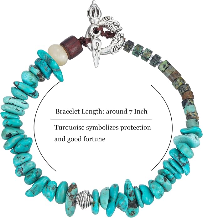 Plumiss Women Boho Handmade Natural Stone Crystal Leather Bead Wrap Bracelets Collection