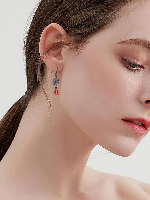 Animal/Leaf/Gothic Dangle Earrings 925 Sterling Silver Animal/Leaf/Gothic Dangle Drop Earrings Easter/Halloween/Christmas Jewelry Gifts for Women Her