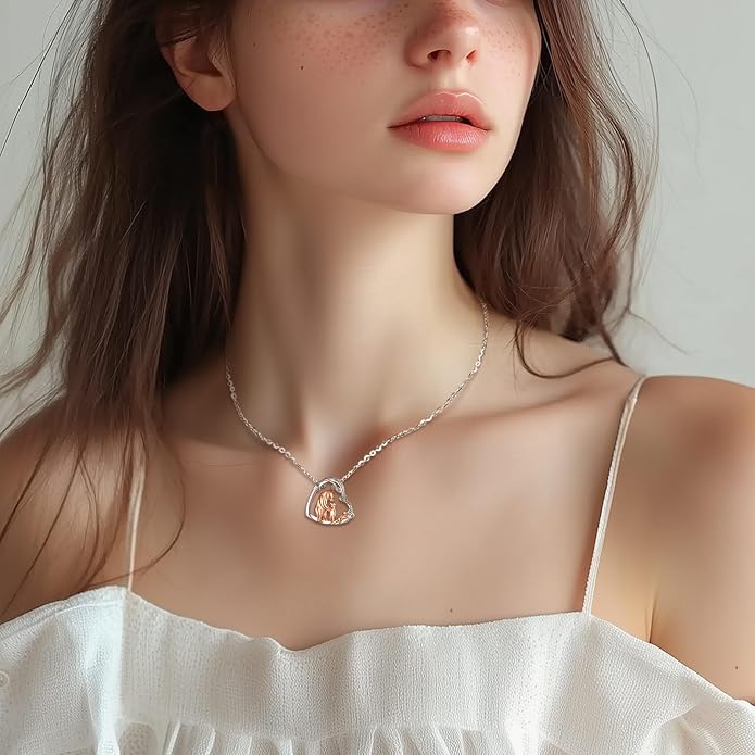 Vito 925 Sterling Silver Tree of Life Necklace for Women, Mother Tree Pendant for Mom Mother Necklace Mother's Day Jewelry Gift for Wife Grandma, 18/22 Inch Chain