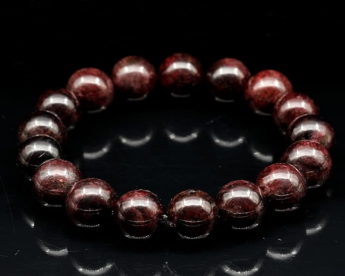 Natural Gemstone Beaded Stretch Bracelet for Men & Women | Handmade 8mm Stone Jewelry | Zodiac Chakra Elastic Bracelet | Meaningful Gift Collection