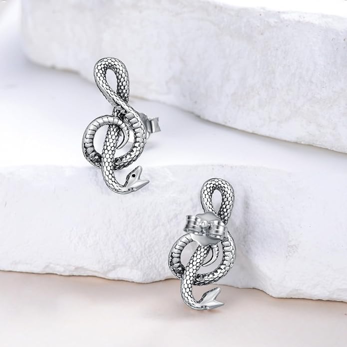 PROESS Sword/Lotus/Hummingbird/Squirrel/Cow Earrings Skull Stud Earrings 925 Sterling Silver Earrings Birthday Christmas Jewelry Gifts for Women Men