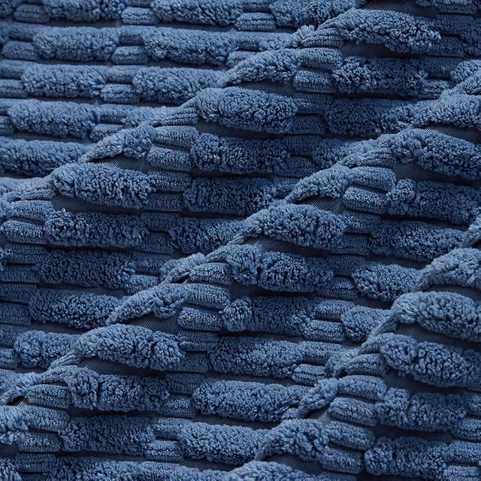 Fancy Homi 4 Packs Decorative Throw Pillow Covers for Living Room Couch Bed, Modern Farmhouse Boho Home Décor Accent Cushion Case, 24" x 12", Dusty Blue