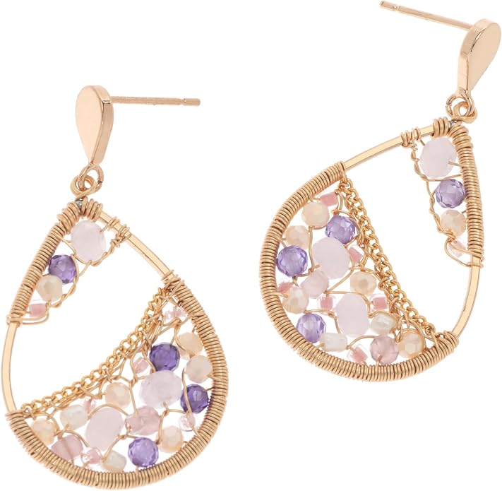 Dangle Bead Earring - Choice of Colors