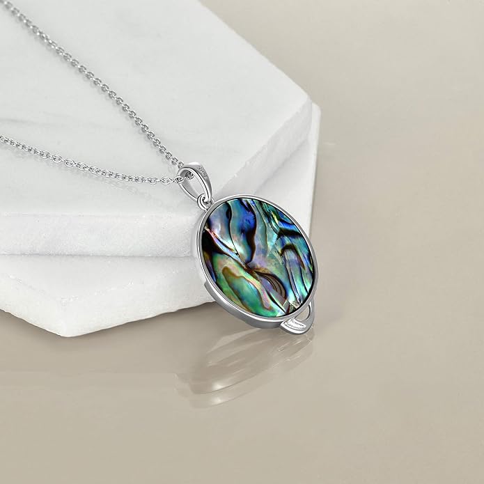 POPLYKE Mermaid Necklace 925 Sterling Silver Classic Necklace Mermaid Pendant Birthday Gifts Jewelry for Women