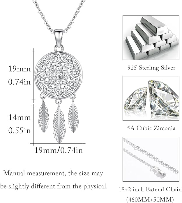Cuoka 925 Sterling Silver Heart Necklace I Love You to The Moon and Back Pendant Sun Star Moon Necklace Jewelry for Women with Gifts Box