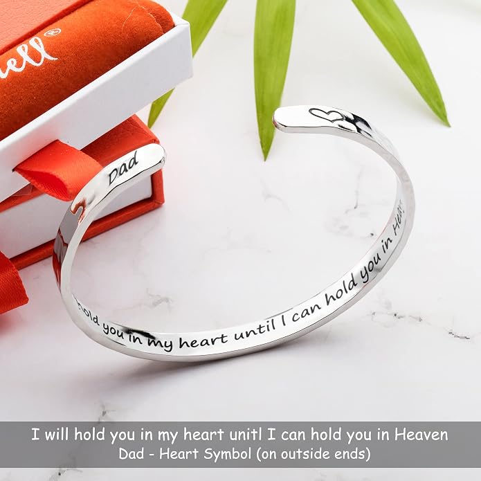 Carviell Bracelet - Gifts for Women – Inspirational, Friendship, Love, Mom, Daughter, Sister, Christian, Graduation, Memorial & Wedding Gifts – 100+ Phrases – Stainless Steel, Gift-Ready