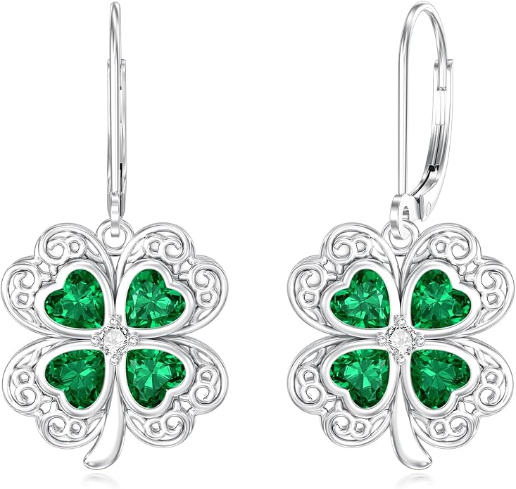 Animal/Leaf/Gothic Dangle Earrings 925 Sterling Silver Animal/Leaf/Gothic Dangle Drop Earrings Easter/Halloween/Christmas Jewelry Gifts for Women Her