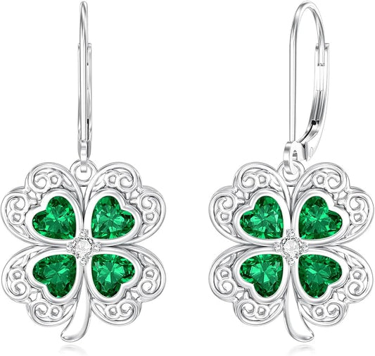 Animal/Leaf/Gothic Dangle Earrings 925 Sterling Silver Animal/Leaf/Gothic Dangle Drop Earrings Easter/Halloween/Christmas Jewelry Gifts for Women Her