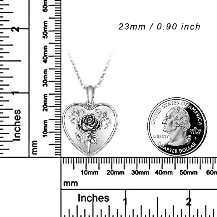 Cuoka 925 Sterling Silver Heart Necklace I Love You to The Moon and Back Pendant Sun Star Moon Necklace Jewelry for Women with Gifts Box