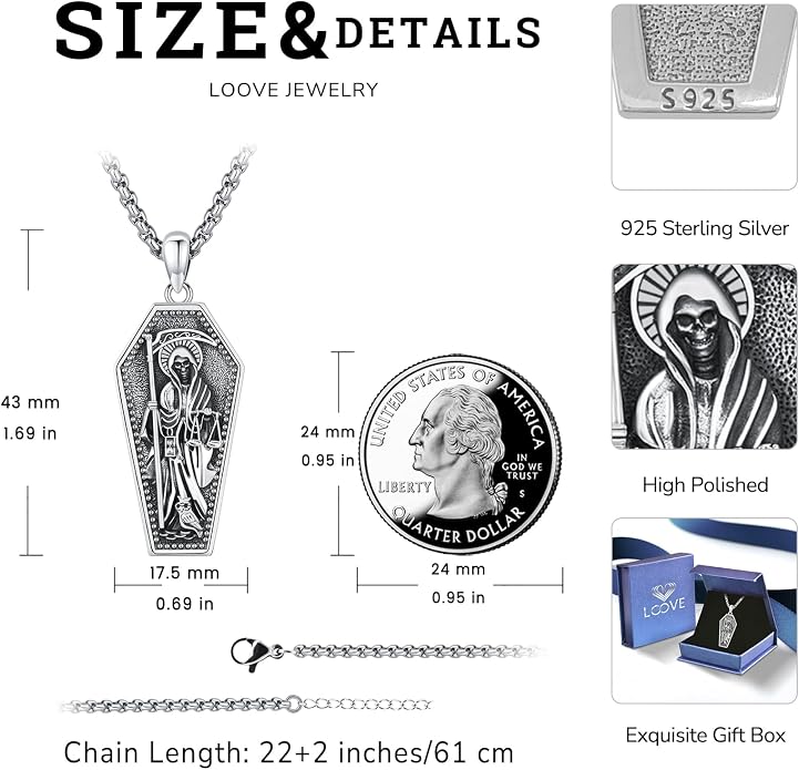 Pentagram Necklace Sterling Silver Triple Moon Goddess/Celtic Knot Witches Knot/Ankh/Sun and Moon/Hecate/Lilith/Santa Muerte/Tetragrammaton Pendant Necklace Pagan Wiccan Magic Egyptian Amulet Jewelry for Women Men