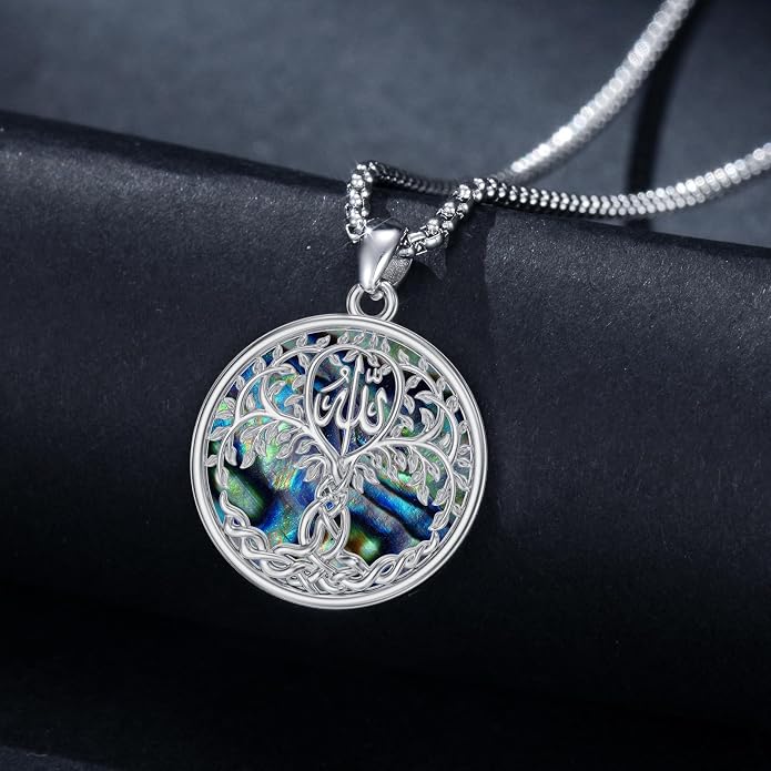 S925 Sterling Silver Poseidon Trident/Peace Sign/Coexist Peace Symbol/Pirate/Arrowhead/Flower of Life/Thor's Hammer Jewelry Necklace Gifts for Women Men