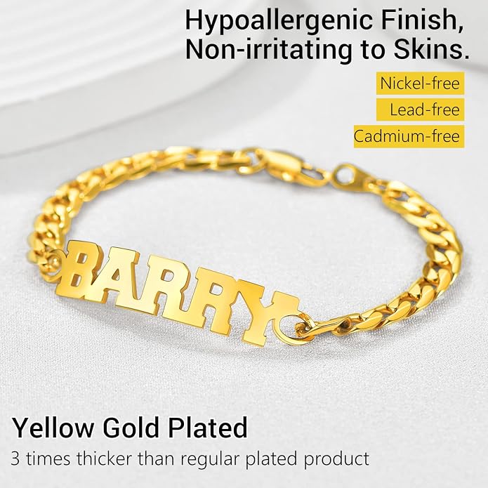 PROSTEEL Silver/Gold/Black Bracelets for Men Figaro Cuban Link, 6mm-13mm Width, 7.5"/8.3"/9" Length, Stainless Steel Mens Bracelet Jewelry with Gift Box