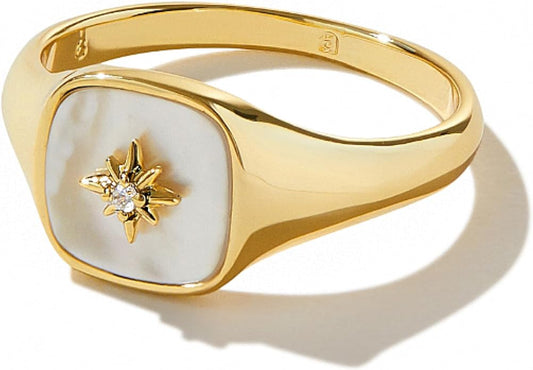 Ana Luisa Gold Rings for Women - 14K Gold Plated Rings for Women Non Tarnish - Trendy Stacking Ring for Daily Wear - Twisted, Heart, Eternity Ring Styles - Hypoallergenic & Water-Resistant Jewelry