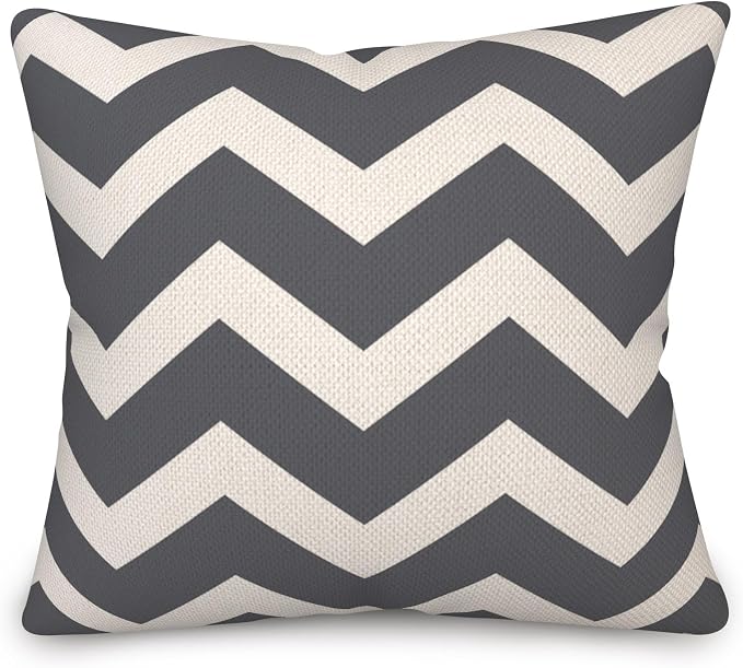 4 Pcs/Set Geometric Pillow Covers Boho Grey Winding Strips Circle Mid Century Geometry Stripes Minimalist Throw Pillow Covers for Home Sofa Couch Outdoor Decorative, 20"x20", Grey White