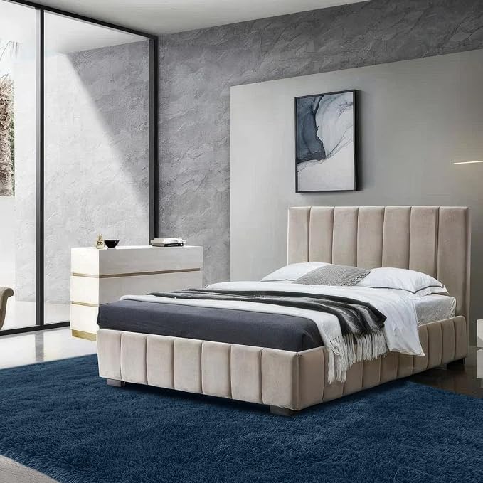 Area Rug 10x14 for Living Room - Large Navy Blue Shag Carpet | Cloud-Soft Comfort: Microfiber Memory Foam Layers Cradle Every Step - Cozy Warmth Your Whole Family Will Sink Into Daily